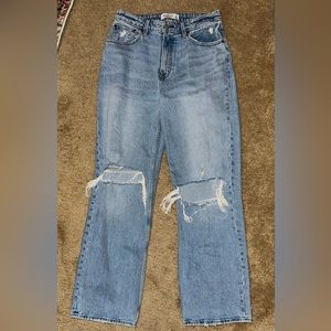 Abercrombie Women's Curve Love 90s Ultra High Rise Relaxed Jeans Size 29R